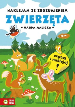 Naklejam Ze Zrozumieniem Zwierzęta Naklejki Zielona Sowa