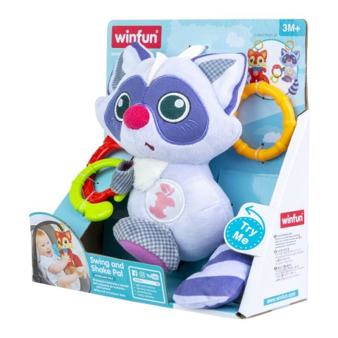 Pluszowa zawieszka Szop Przytulanka Smily Play