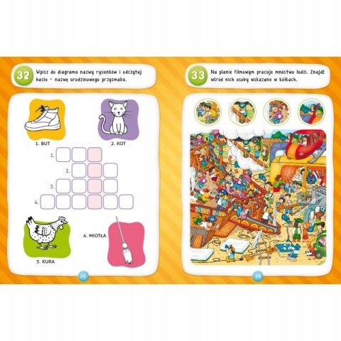 Pomyśl i rozwiązuj. Kolorowe łamigłówki 6+ Aksjomat