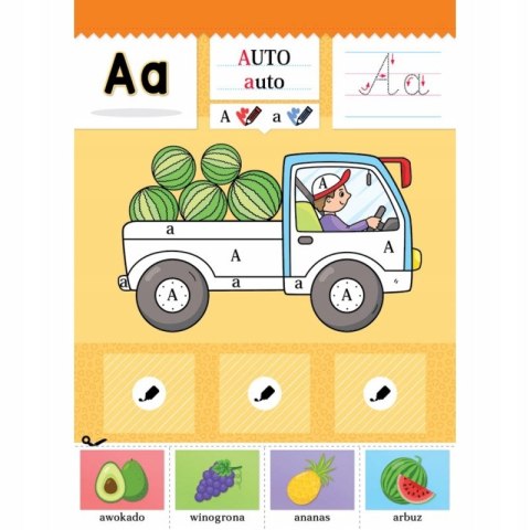 Poznaję literki Koloruję i wycinam Litery Aksjomat