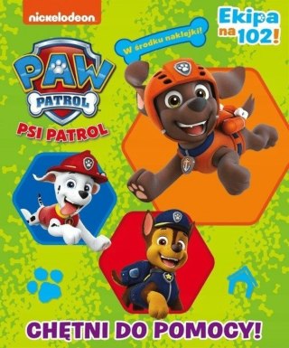 Psi Patrol Ekipa na 102 nr 40 Zagadki Naklejki