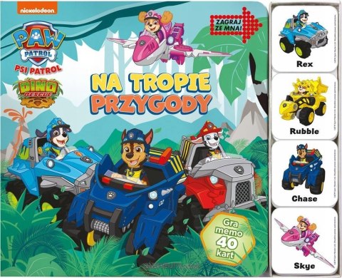 Psi Patrol Memory Zagraj ze mną Gra Memo+Książka