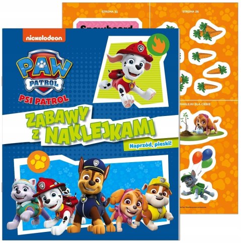 Psi Patrol Zabawy z Naklejkami 3 Naklejki Zagadki