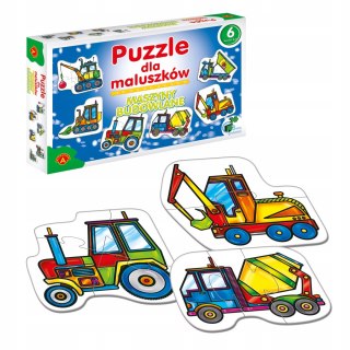 Puzzle dla Maluszków Maszyny Budowlane Alexander