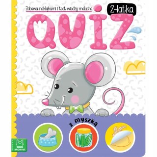 Quiz 2-latka z myszką Zabawa naklejkami 2+ Aksjomat