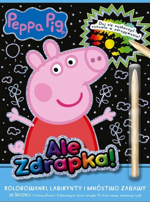 Świnka Peppa Ale Zdrapka Zdrapywanka + Rysik