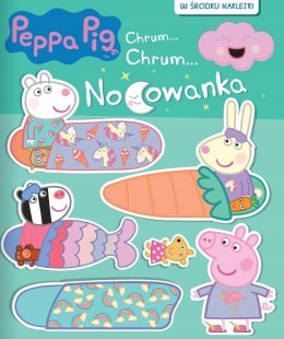 Świnka Peppa Nocowanka 74 Naklejki Chrum