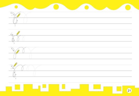 Szlaczki Ćwiczymy ładne pisanie Greg Nauka Pisania