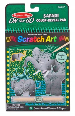 Wydrapywanki Scratch Art Safari Zwierzątka Melissa