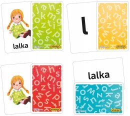 Zabawa w czytanie karty Adamigo Pierwsze Słowa 3+