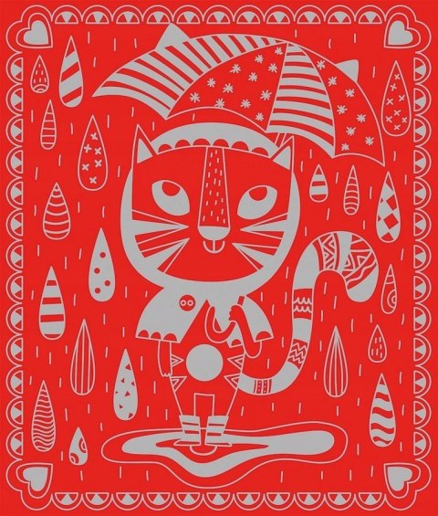 Zestaw Kreatywny Do Zdrapywania Koty 5+, Janod