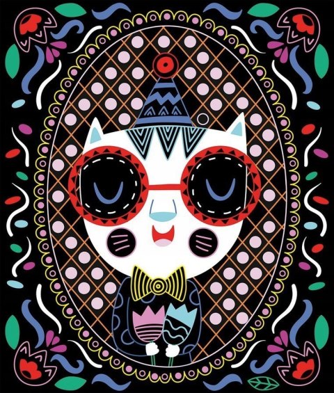 Zestaw Kreatywny Do Zdrapywania Koty 5+, Janod