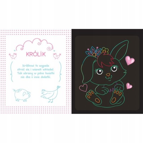 Zwierzęta na wsi Zdrapywanka z rysikiem Zwierzątka