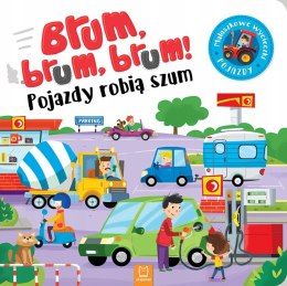 Brum brum! Pojazdy robią szum Słowniczek Obrazkowy Aksjomat