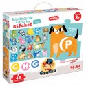 CzuCzu Duuuże puzzle z dziurką Alfabet 3+ Literki