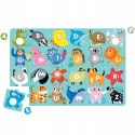 CzuCzu Duuuże puzzle z dziurką Alfabet 3+ Literki