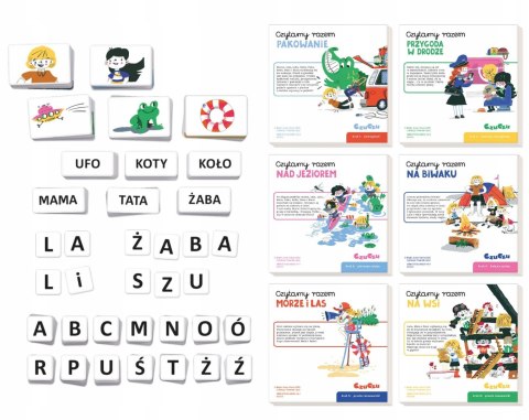 Czytamy razem Zestaw do nauki czytania Czuczu