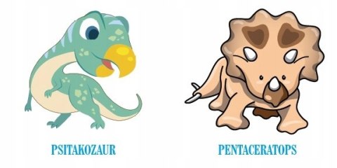 Dinozaury Książeczka dla Maluszka Dinusie