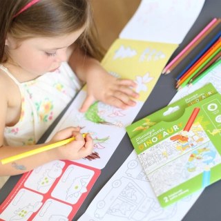 Dłuuugie kolorowanki Dinozaury 4+ Czuczu Malowanka