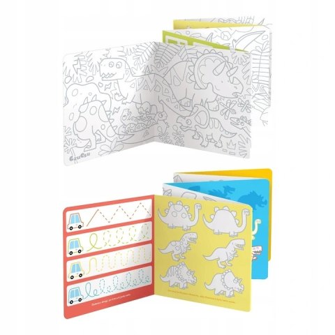 Dłuuugie kolorowanki Dinozaury 4+ Czuczu Malowanka