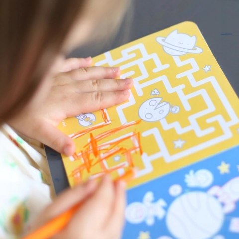 Dłuuugie kolorowanki Kosmos 4+ Czuczu Malowanka