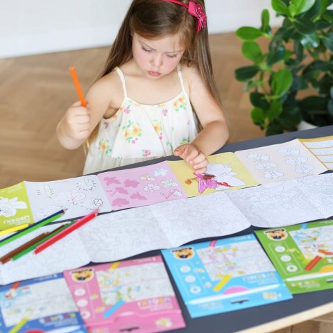 Dłuuugie kolorowanki Syrenki 4+ Czuczu Malowanka