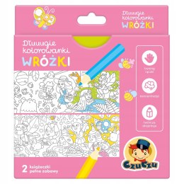 Dłuuugie kolorowanki Wróżki 4+ Czuczu Kolorowanka