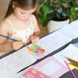 Dłuuugie kolorowanki Wróżki 4+ Czuczu Kolorowanka