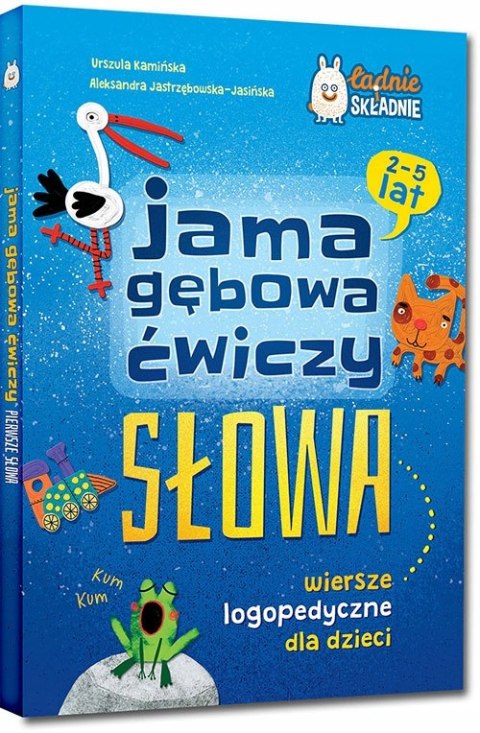 Jama Gębowa Ćwiczy Słowa Wiersze logopedyczne Greg