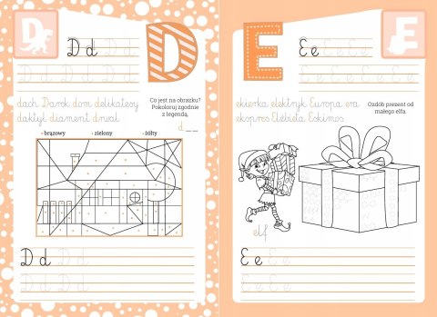 Kaligrafia i ja. Literki 24 Naklejki Litery