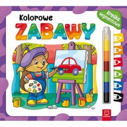 Kolorowe zabawy Kredka segmentowa Kolorowanka Aksjomat