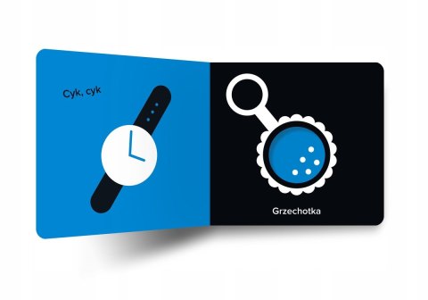 Książeczka Kontrastowa A kuku! Mój Dzień Kontrasty