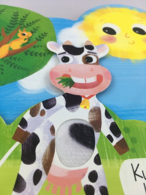 Książka Dźwiękowa Sensoryczna Zwierzaczki z Paczki