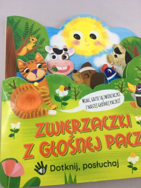 Książka Dźwiękowa Sensoryczna Zwierzaczki z Paczki