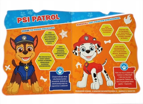 Książka dla Przedszkolaka Psi Patrol Wykrojnik