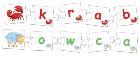 Literka po Literce Adamigo Układanka Edukacyjna