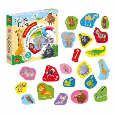 Magnesiaki Afryka Dzika Magnesy na Lodówkę Alexand