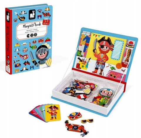 Magnetyczna Układanka Chłopiec Janod Magnetibook