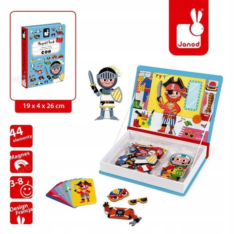 Magnetyczna Układanka Chłopiec Janod Magnetibook