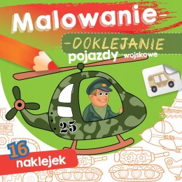 Malowanie doklejanie Pojazdy Wojskowe Kolorowanka