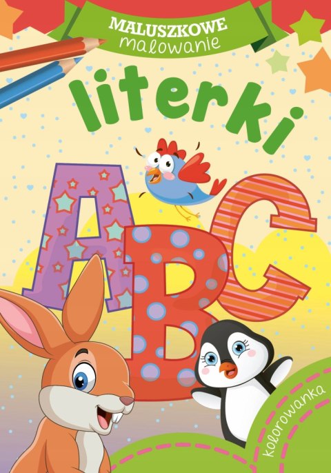 Maluszkowe malowanie Literki Litery Malowanka