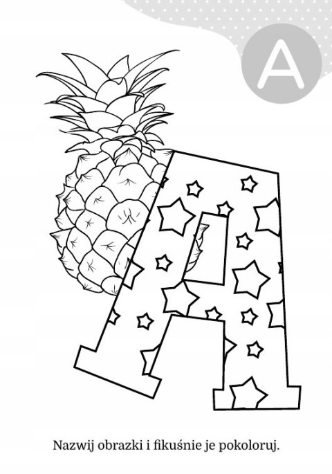 Maluszkowe malowanie Literki Litery Malowanka