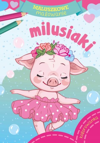 Maluszkowe malowanie Milusiaki Malowanka
