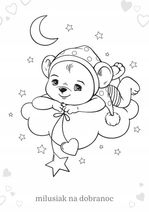Maluszkowe malowanie Milusiaki Malowanka