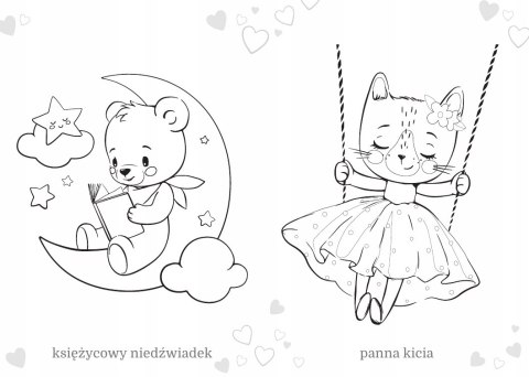 Maluszkowe malowanie Milusiaki Malowanka