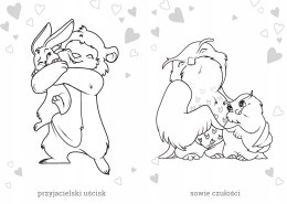 Maluszkowe malowanie Przytulaski Malowanka