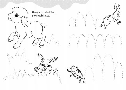 Maluszkowe malowanie Szlaczki Malowanka