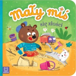 Mały miś się złości duży format Książeczka Aksjomat