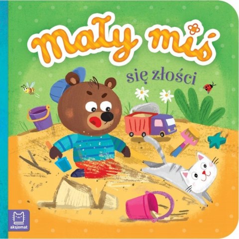 Mały miś się złości duży format Książeczka Aksjomat