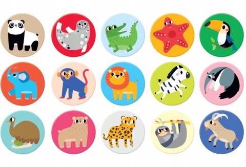 Memorki Dzikie Zwierzątka Dzieci 2+ Memory Czuczu